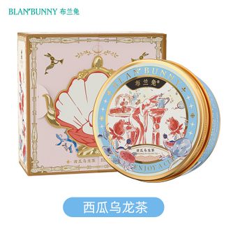 布兰兔/BLANBUNNY  冷泡果茶-西瓜乌龙茶2025夏季限定海洋之心冷泡茶小圆罐