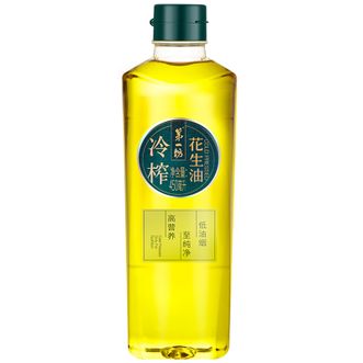 第一坊冷榨工艺低油烟花生油小瓶冷榨花生油450mL*2