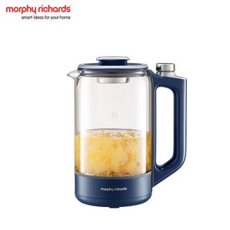 摩飞 /Morphy Richards  MR6089 养生壶 煮茶器烧水壶恒温调奶器 玻璃煮茶壶花茶壶 多段变频烹煮智能菜单1.5L大容量 轻奢蓝