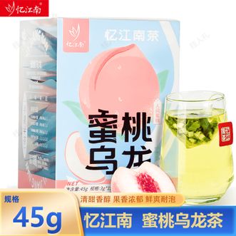 忆江南  蜜桃乌龙茶45g 水果茶果粒袋泡茶叶冷翠热饮果茶