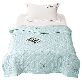 洁丽雅/Grace  春忆彩艾草亲柔夏被夏凉被空调被被子薄被 YRJLY-CP664-1A