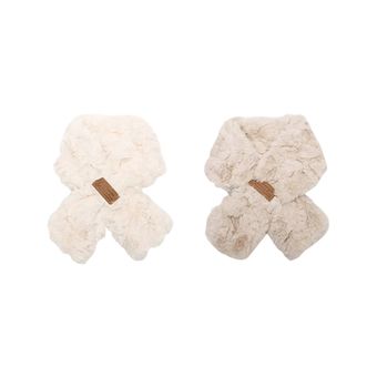 FitonTon  围巾女加厚毛绒百搭围脖保暖可爱女生送礼送妈妈中秋礼物礼盒装FTW0048