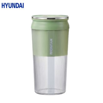 HYUNDAI  韩国便携式榨汁机 QC-JB2387【薄荷绿】 迷你料理机家用榨汁机充电榨果汁机无线随行杯碎冰奶昔