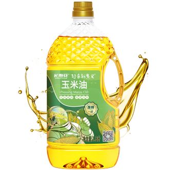 长寿花LONGEVITY FLOWER  轻食新主义玉米油家庭烘培食用油 1.8L