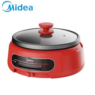 美的/Midea  锅身分离易清洗 透明可视锅盖电火锅 多功能4L