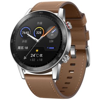 荣耀（HONOR） 智能手表2  46mm 亚麻棕  华为荣耀手表Magic2时尚款