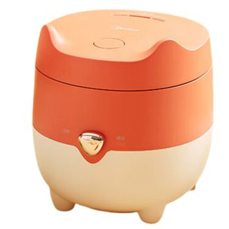 美的/Midea  电饭煲小型家用迷你1.2L小容量1-2人微压电饭锅宿舍旅行电煮锅【萌趣狐狸煲】MB-FB12X1