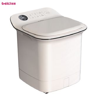 蓓慈/Beici  足浴盆 紫外线杀菌足浴器变频恒温加热泡脚桶 足部按摩器洗脚盆泡脚盆曲面触控屏足疗足浴桶D06白色