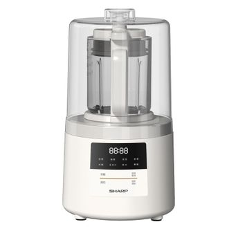 夏普（SHARP）  多功能破壁机0.7L 轻音降噪料理机豆浆机 家用小型榨汁机辅食机早餐机 EM-S200L-W