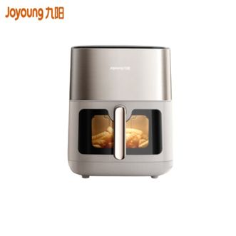 九阳/Joyoung  炎烤空气炸锅KL60-V577Y 电子可视不用翻面 上下双热源焱烤 家用智能触控 6L大容量 烤箱一体机