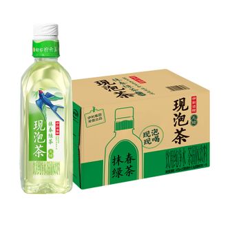 伊利  伊刻活泉 现泡茶抹春绿茶饮料 455ml*15瓶/整箱