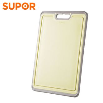 苏泊尔（SUPOR）  双用抗菌砧板家用不锈钢菜板案板36*25*0.9cm小号D362509AB1