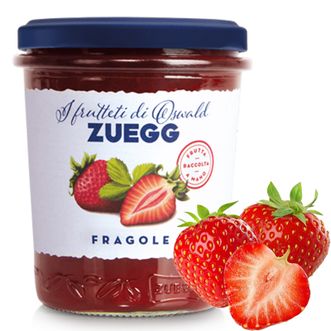ZUEGG  德国嘉丽草莓果肉果酱320g  果肉含量高达50%  吐司面包早餐涂抹三明治烘焙酱料