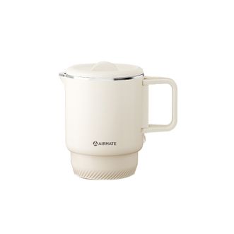 艾美特/Airmate  电热水壶便携式烧水壶旅行800mL电水壶出差折叠水壶小型烧水杯 304不锈钢内胆款