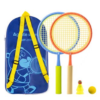 得力(deli) 安格耐特系列儿童羽毛球拍(含三球) FT409 得力(deli) 安格耐特系列儿童羽毛球拍(含三球) FT409