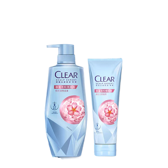 清扬  净澈蓬松480g+护发素250g 女士控油氨基酸无硅油洗头膏