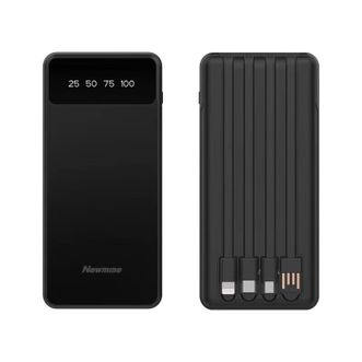 纽曼（Newmine）  自带四线10000毫安移动电源 便携多输出数显充电宝M138
