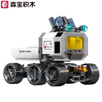 森宝积木/SEMBO BLOCK  【流浪地球系列-月面运输车-277颗粒】儿童拼装积木玩具流浪地球生日礼物107107