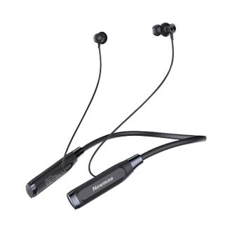 纽曼  GF01颈挂式蓝牙5.3耳机无线运动耳机 炫酷黑