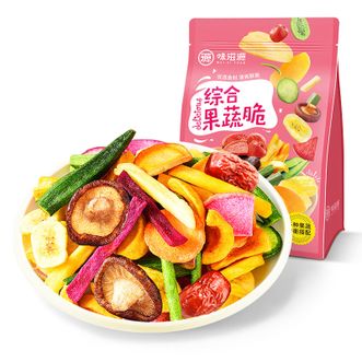 味滋源  综合果蔬脆  16种蔬菜干果蔬脆  水果干果蔬脆片混合装  500g