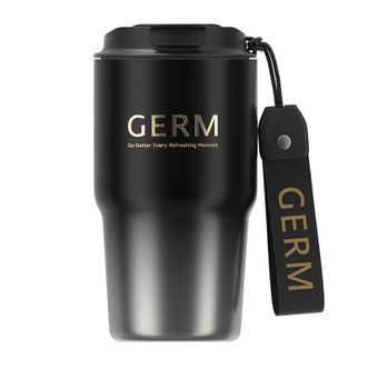 格沵/germ  可口可乐联名摩卡咖啡杯水杯大容量车载杯 黑曜系列ENJOY咖啡杯 渐变色590ML GE-25AW-DB176