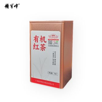 将军峰  有机红茶 铁罐装 75g 罐装口粮茶