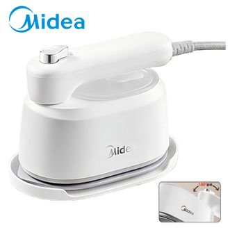 美的/Midea  手持挂烫机  家用小型可180°折叠便携式挂烫机 蒸汽小熨斗迷你烫斗  平挂两用  YS-10T1