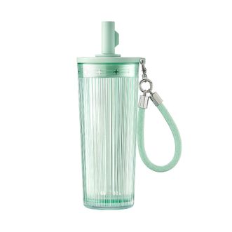 物生物（RELEA）  星典双层吸管杯双层耐高温tritan水杯  薄荷曼波绿520ML  JV012524-0520-VS