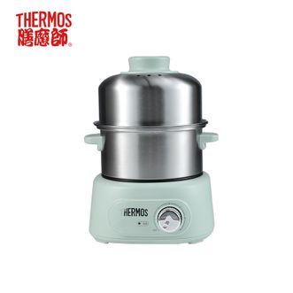 膳魔师（THERMOS）  多功能不锈钢电蒸锅 分体式小电锅 （EHA-4433A）3L