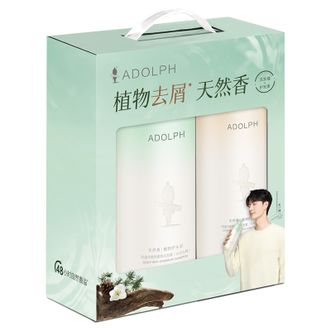 阿道夫（ADOLPH）  天然香洗发水套装 洗发水 618ml+护发素 400ml