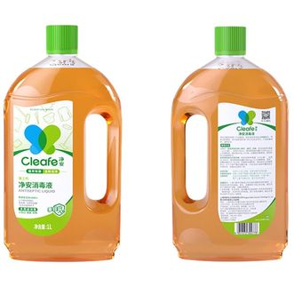 净安（Cleafe）消毒液1L衣物居家室内杀菌地板消毒宠物环境消毒