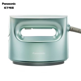 松下/Panasonic  手持熨烫机 蒸气熨烫机 电熨斗 熨烫机手持 烫衣服神器 家用干湿两用蒸汽熨斗 烫熨机便携式 薄荷绿 NI-FS770GCN