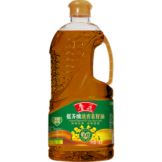 鲁花  低芥酸浓香菜籽油1.6升物理压榨食用油
