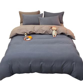 九洲鹿  亲肤水洗被套被罩 200*230cm 柏拉图 JBT107