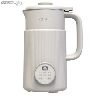 艾青春  800ml破壁豆浆机 家用多功能免过滤预约料理机果蔬汁榨汁机果汁机早餐机米糊辅食机养生壶搅拌机破壁机AI-D918白色