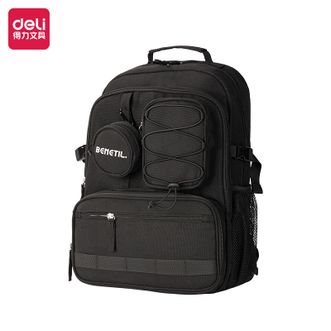 得力/deli  大容量初中高中学生书包 BB154