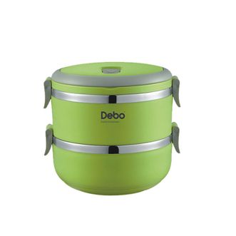 德铂（Debo）  沃格尔饭盒双层不锈钢保温便当盒大容量隔热上班族学生便捷携带保温饭盒DEP-183