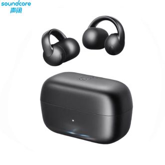 声阔  蓝牙耳机C50i【夜雨黑】耳夹式蓝牙耳机无线开放式运动跑步耳机气传导