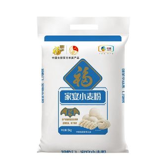 福临门  家宴小麦粉  5kg中筋家通用包子饺子馒头面条