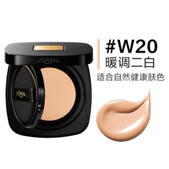 欧莱雅 (LOREAL) 持久遮瑕防晒BB霜粉底液 黑金气垫BB霜W20