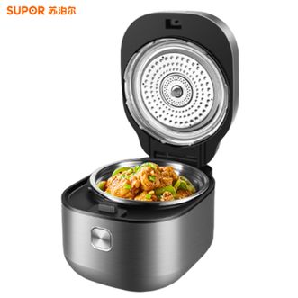 苏泊尔（SUPOR）  电压力锅5L大容量双内胆智能鲜呼吸电高压锅多功能电压力煲家用2200w猛火快速煮饭煲汤