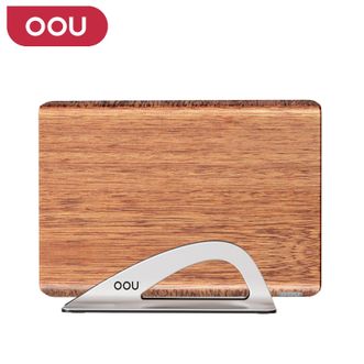 OOU  砧板 家用菜板厨房木制切菜板曲面屏菜板抗菌砧板带支架