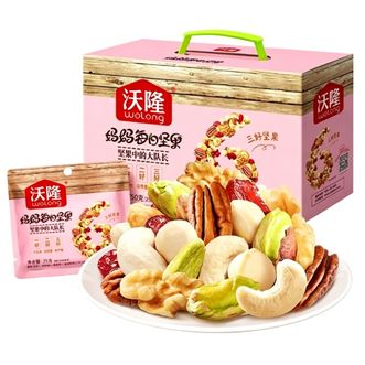 沃隆（wolong）  妈妈每日坚果30包  750g