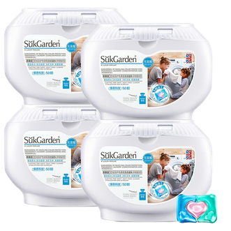 蔬果园/SukGarden  3D炫彩护色香氛洗衣凝珠三合一持久留香洗衣液球凝珠10g*50颗*4  共200颗 SGY69005-ZS
