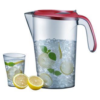 btif  夏季冷水壶1.8L耐高温塑料冰箱凉水杯配杯子K0101PLA