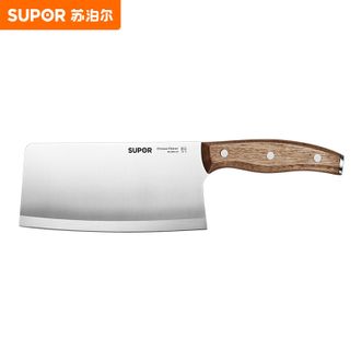 苏泊尔（SUPOR）  砺系列切片刀 家用切菜刀厨房不锈钢5铬180mm菜刀 KEA-180AJ10