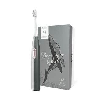 贝医生/DR·BEI  声波电动牙刷 软毛情侣牙刷 灰鲸E3