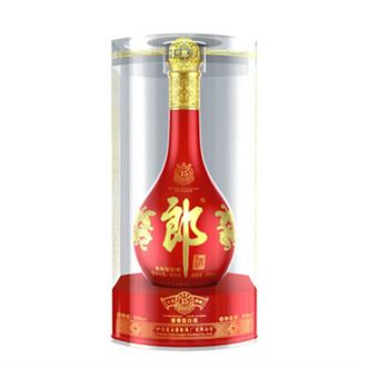 郎酒 红花郎十五（15）陈酿 53度酱香型高度白酒500ml 单瓶装