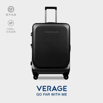 VERAGE  高端商务出差登机旅行拉杆行李箱高级感前开口超轻GM19031W/25寸