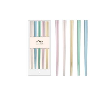 温仑山/VELOSAN  筷子抗菌防霉防滑耐高温 10双分餐筷 可水煮消毒